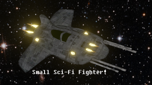 Small Sci-Fi Fighter preview image